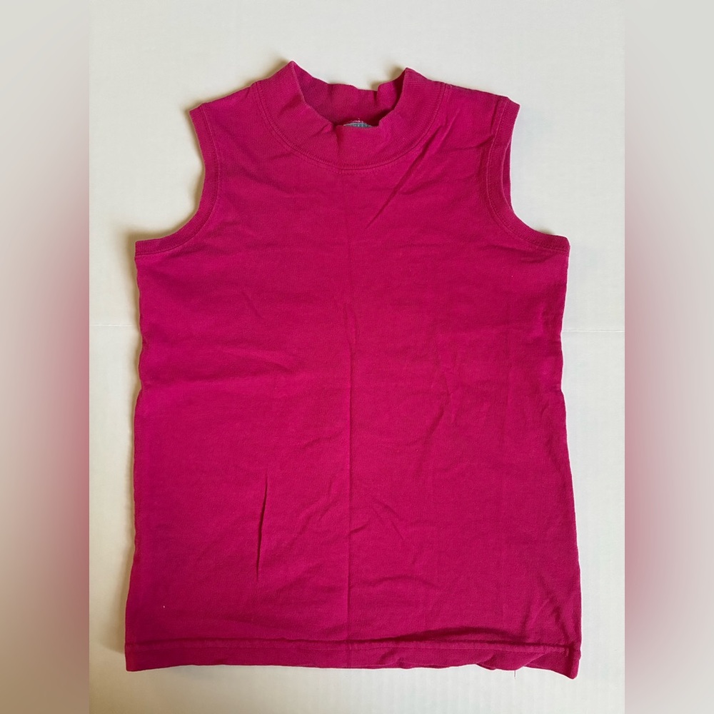 Girls vintage Mervyns Sleeveless Pink Top M (5-6)